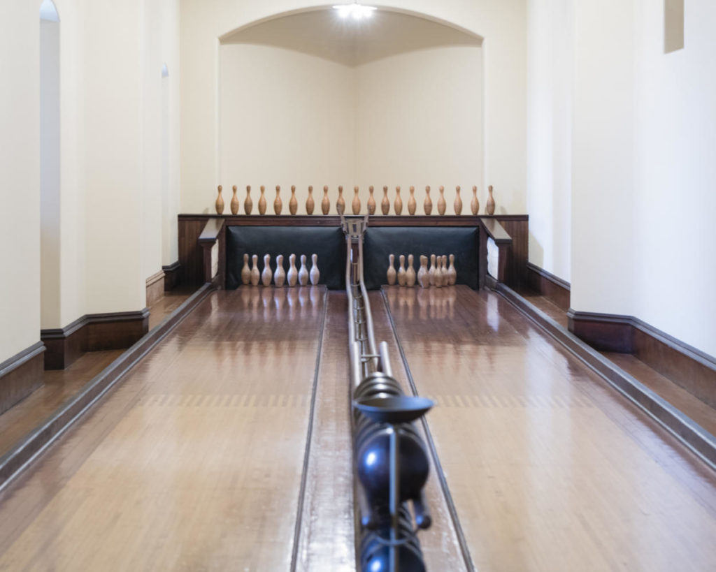 Bowling alley at the Biltmore 