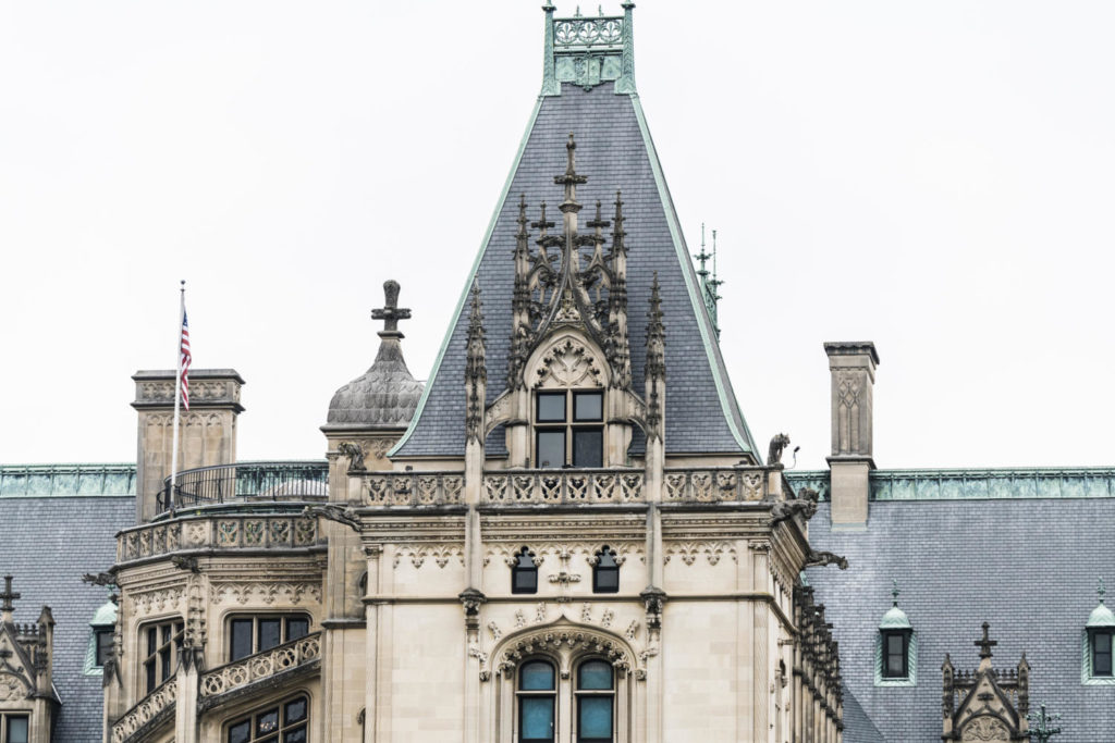 Roof details at the Biltmore
