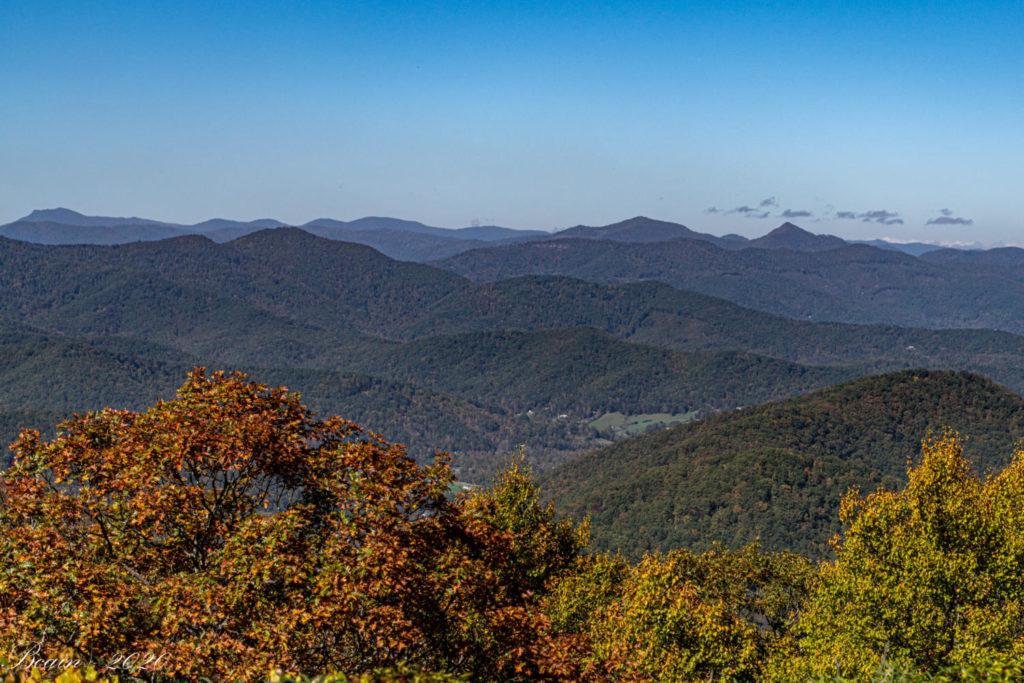 Autumn views from the Blue Ridge Parkway