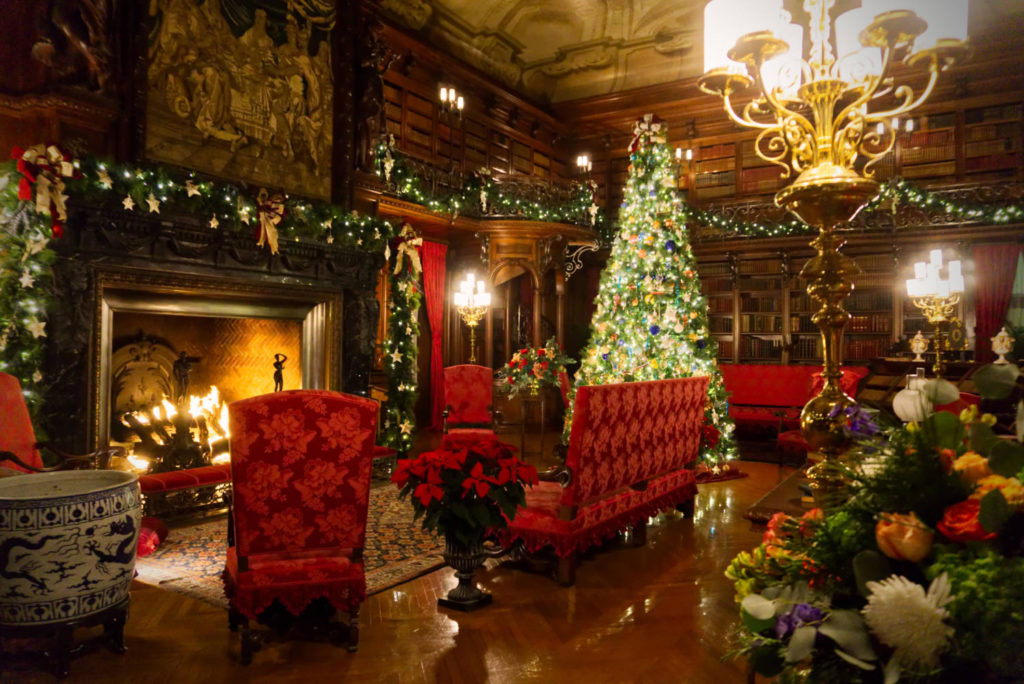 The Biltmore decorated for the holidays