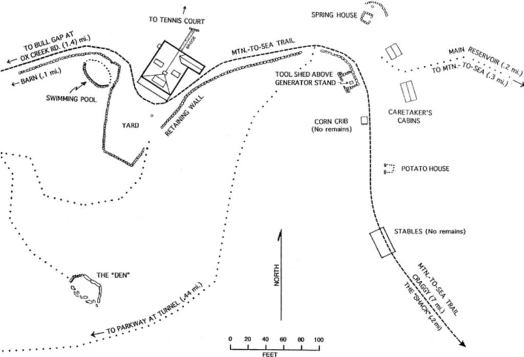 Map of the RattleSnake Lodge